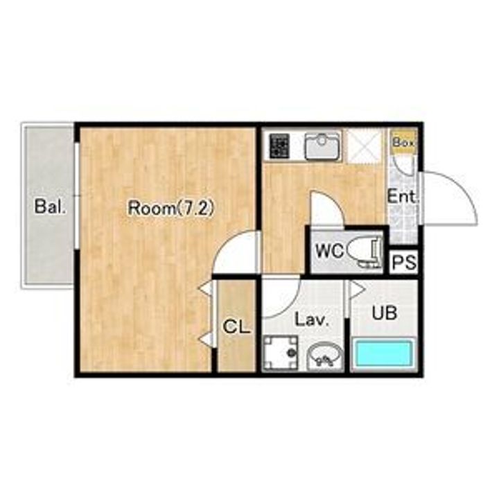 埼玉県さいたま市北区本郷町(アパート)の賃貸物件の間取り