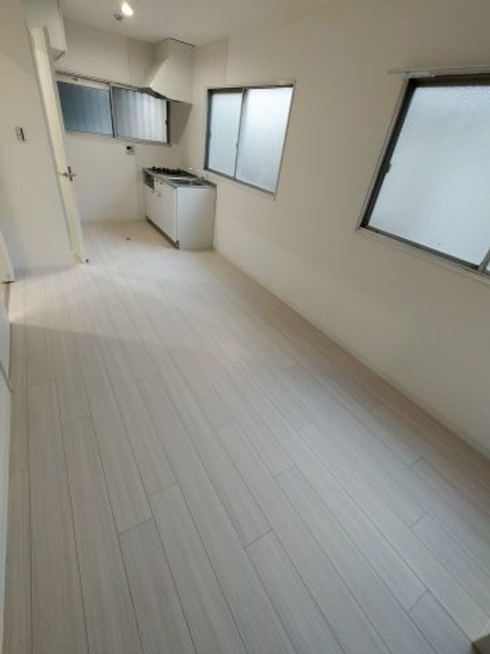 ソレイユ住道の居間