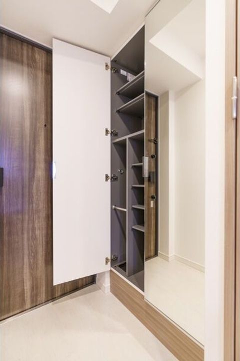 メイクス今池02の玄関