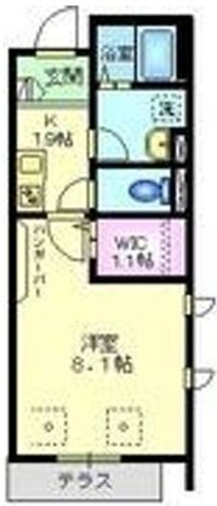 Clair maisonの間取り
