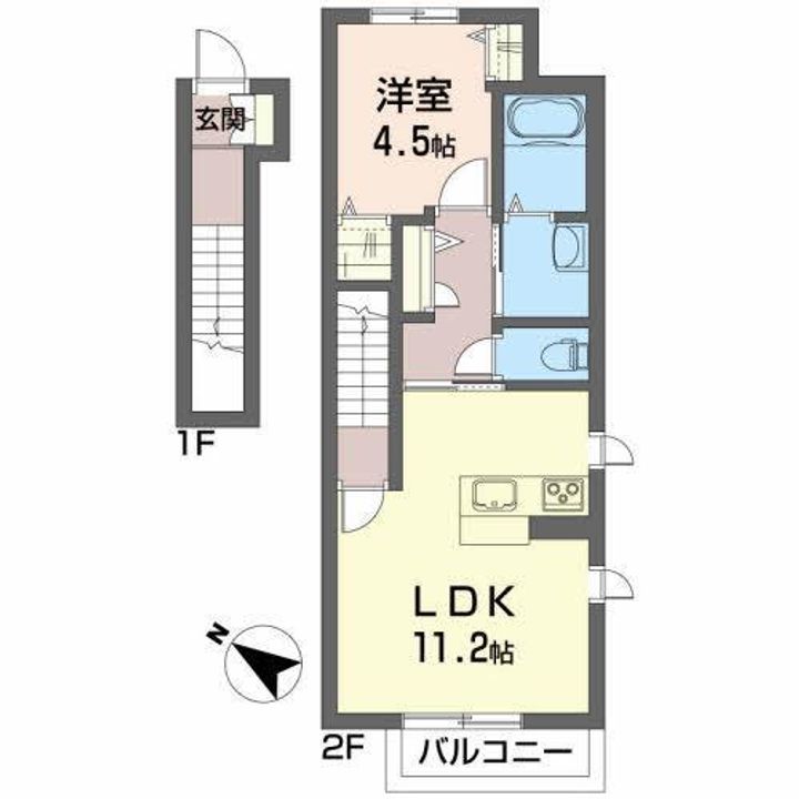シャーメゾンKの間取り
