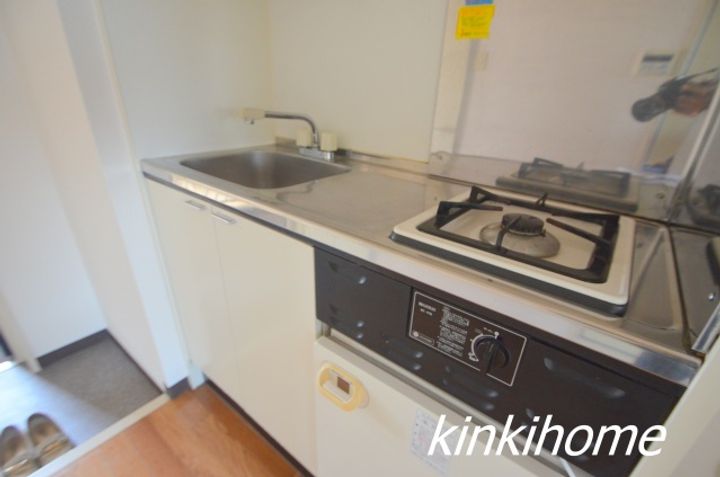 広島県広島市中区河原町(マンション)の賃貸物件のキッチン