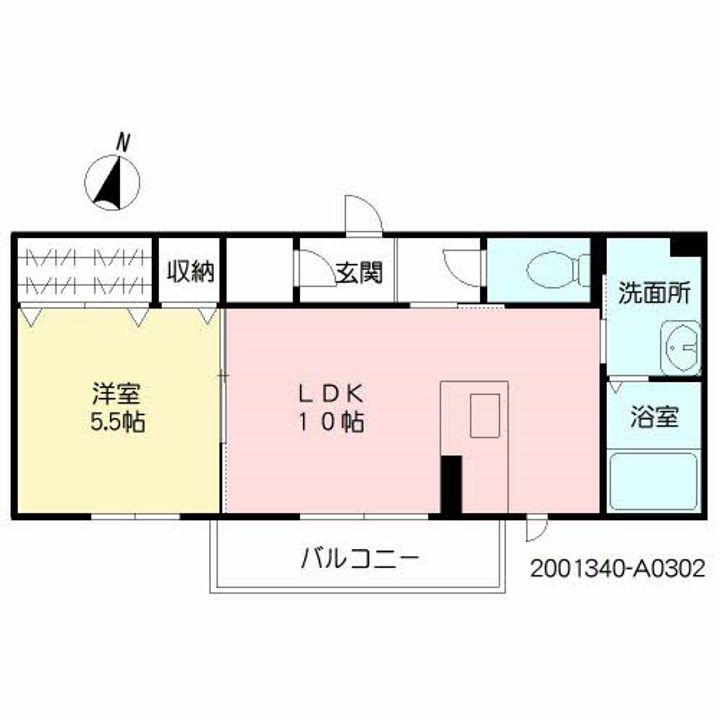 ラ・グルッラの間取り