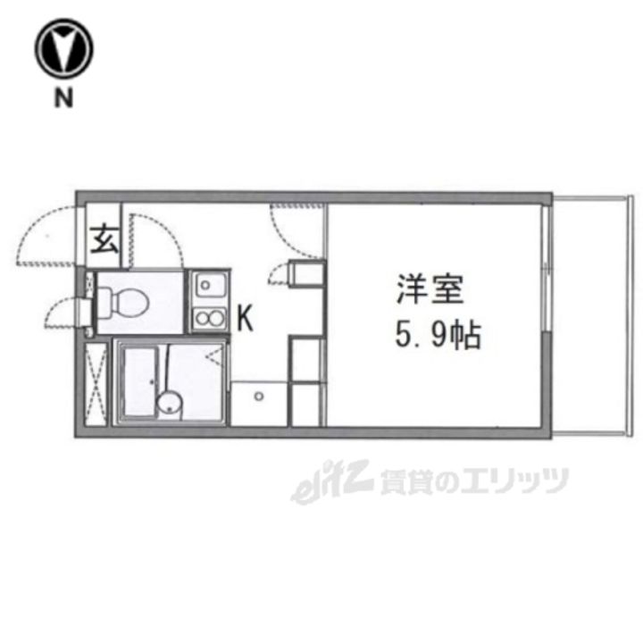 レオパレスソレイユ2の間取り