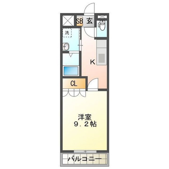 リヴァージュ B棟の間取り