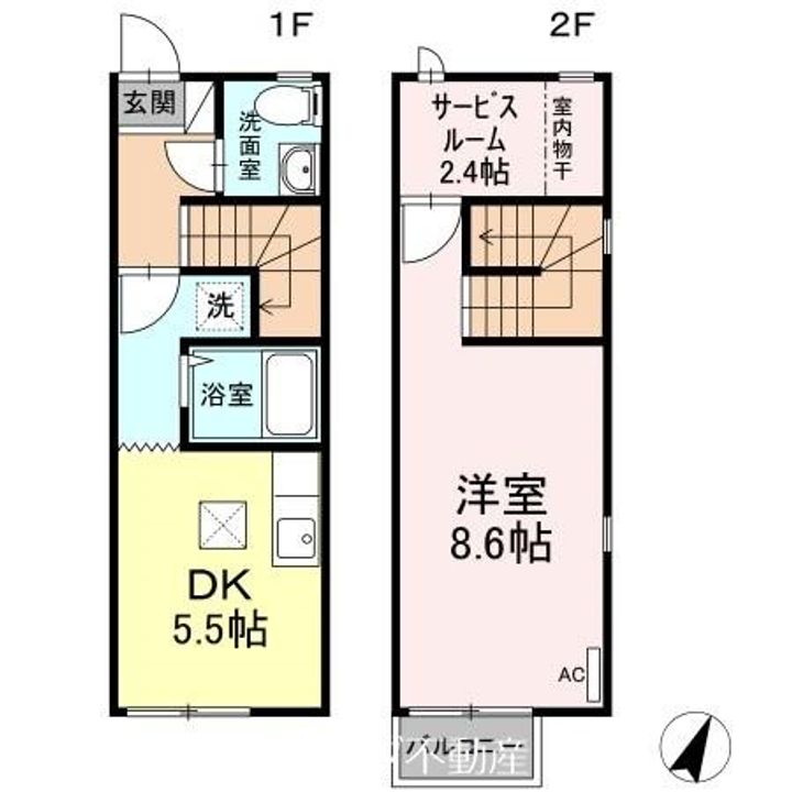 群馬県高崎市菅谷町(一戸建)の賃貸物件の間取り