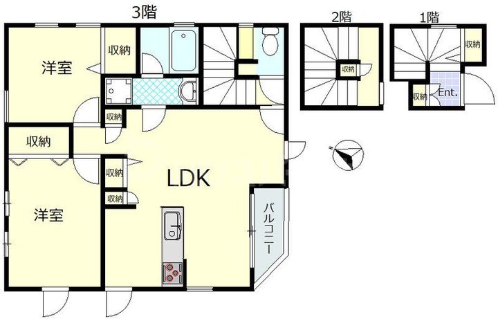 東十条賃貸住宅の間取り