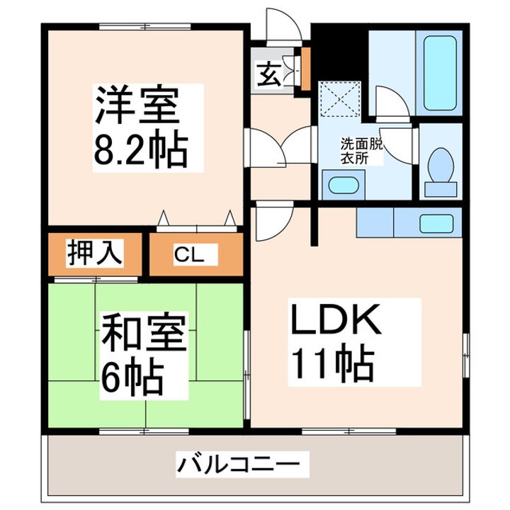 シャーレン杉並IIの間取り
