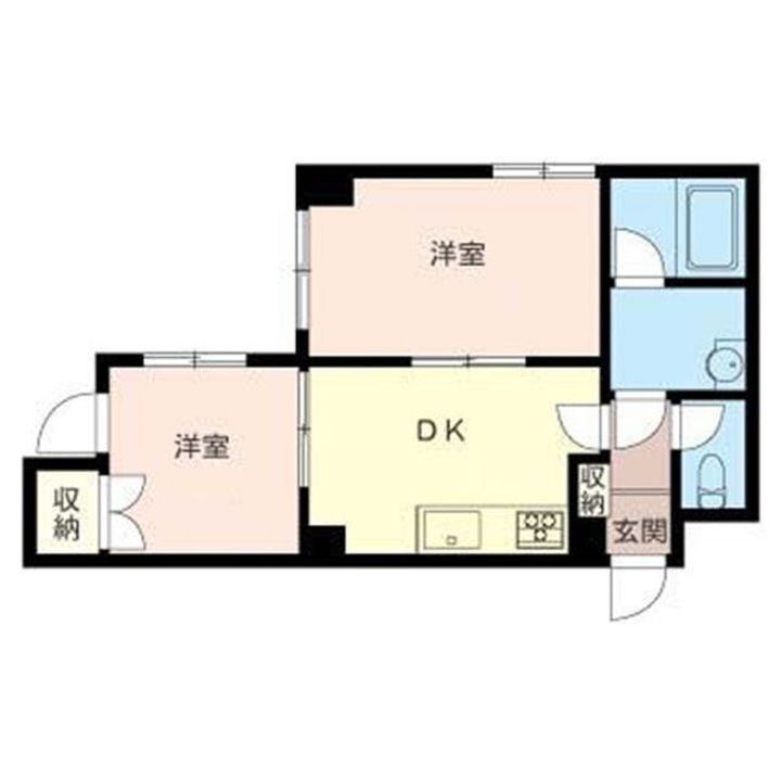 エイトク上大岡の間取り