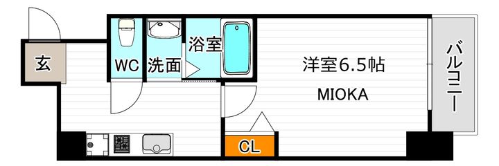 グランパシフィック天王寺南の間取り