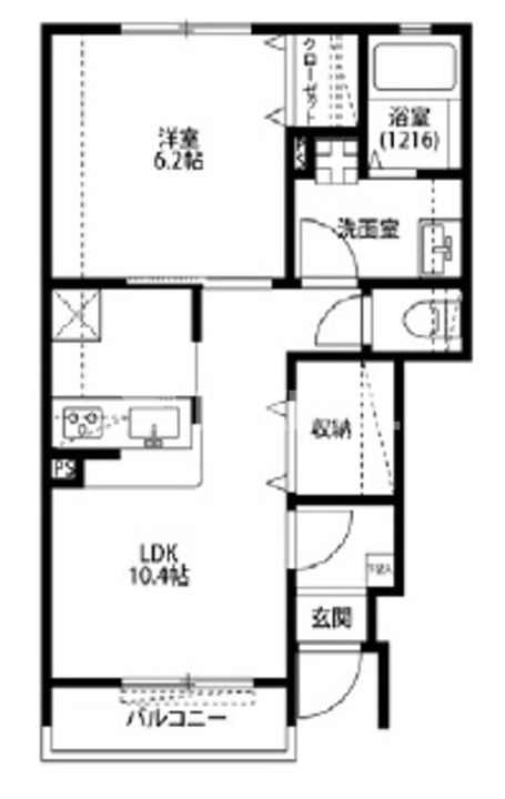 Forest緑が丘の間取り