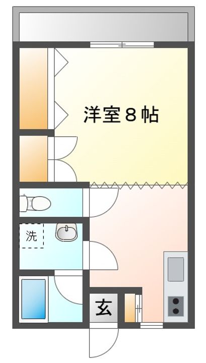 グリーンハイツ札元の間取り