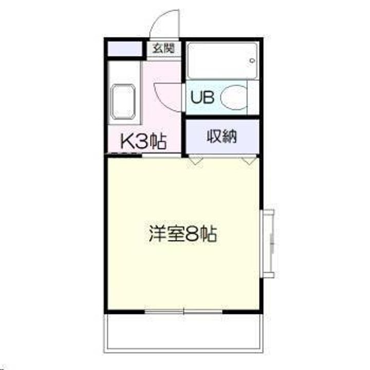 加納ビル A棟の間取り