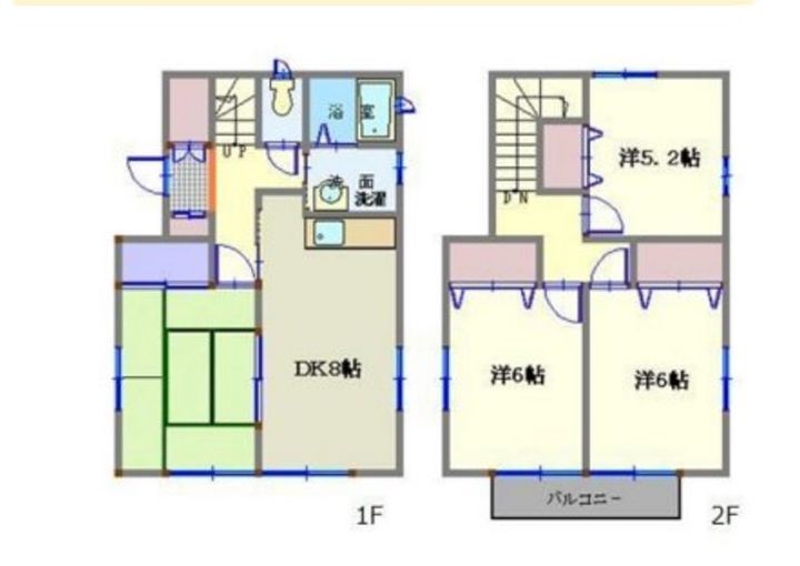 宮城県仙台市宮城野区新田4(一戸建)の賃貸物件の間取り