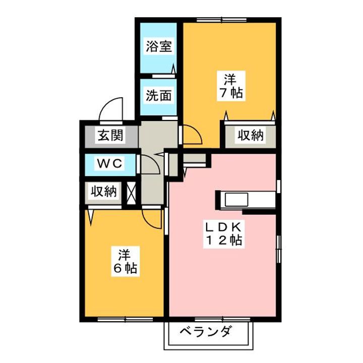 Dear CourtIIの間取り