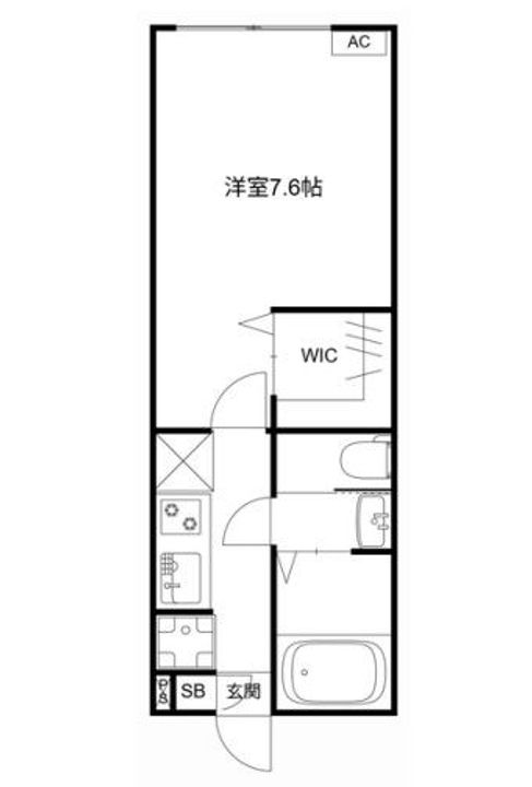 東京都葛飾区堀切1(アパート)の賃貸物件の間取り