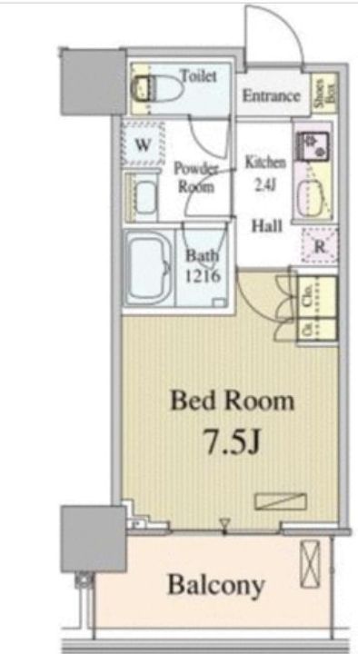 東京都江東区豊洲5(マンション)の賃貸物件の間取り