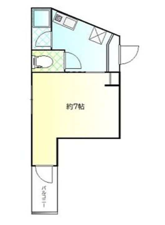 神奈川県横浜市西区伊勢町2(アパート)の賃貸物件の間取り