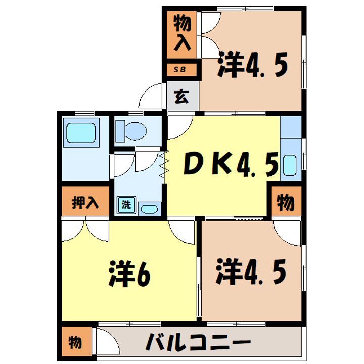 コーポ坂本の間取り