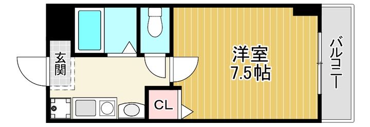 シャンテ21の間取り