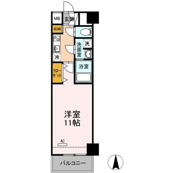 アイケー扇町の間取り