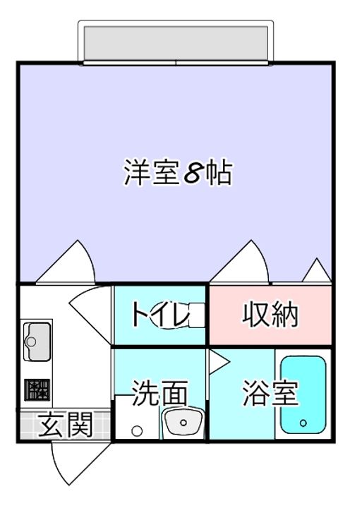 千葉県銚子市垣根町2(アパート)の賃貸物件の間取り