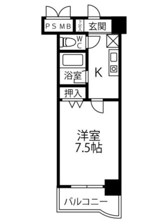 センチュリー曙Iの間取り