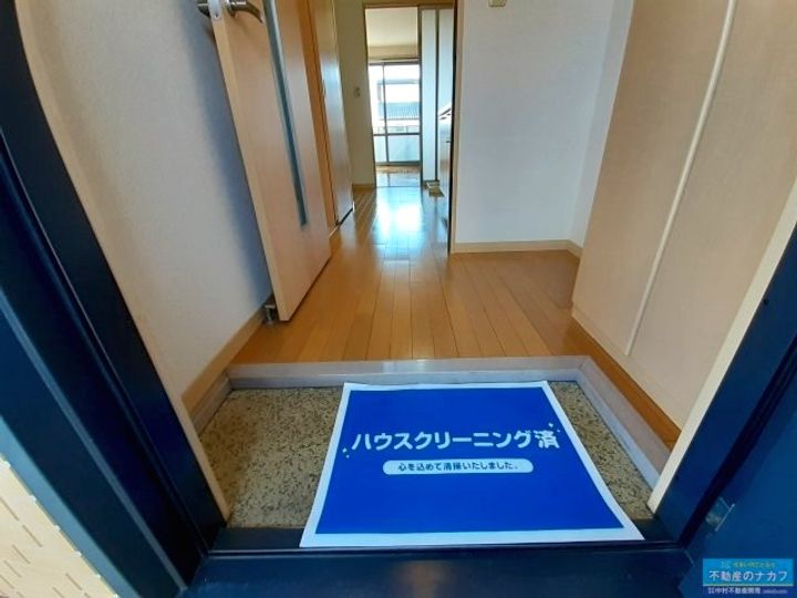 ライラック松原の玄関