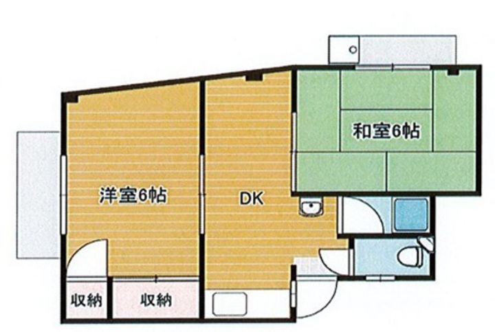 コーポ中山の間取り