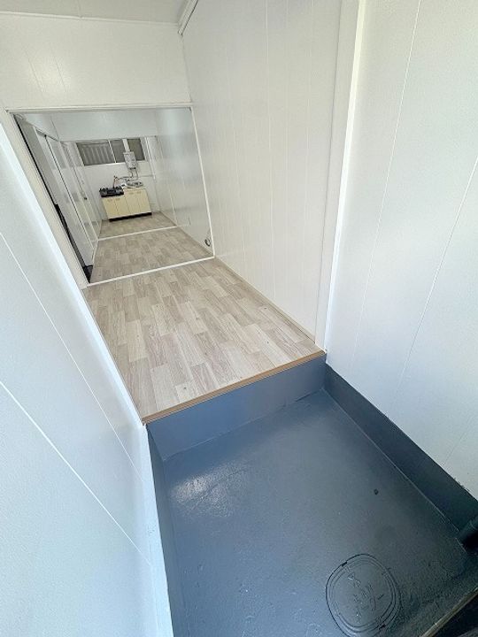 大阪府大阪市東住吉区住道矢田1(一戸建)の賃貸物件の玄関