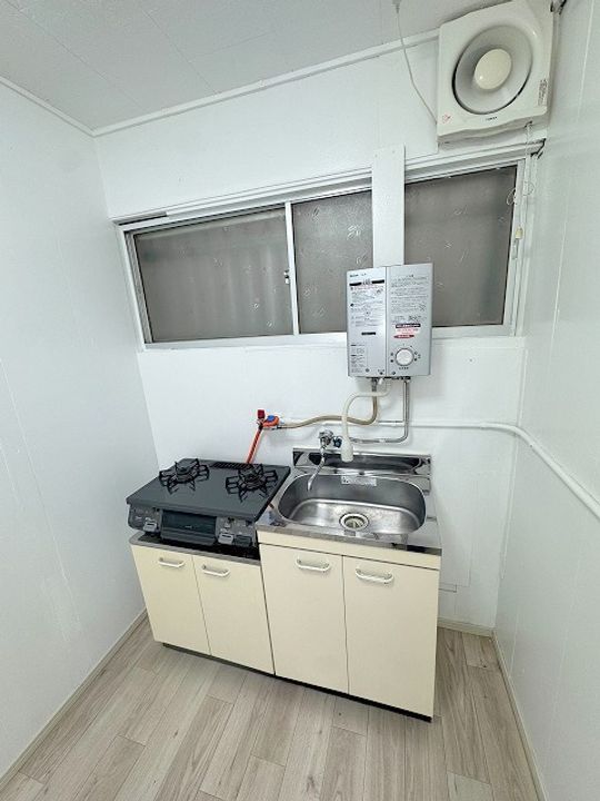 大阪府大阪市東住吉区住道矢田1(一戸建)の賃貸物件のキッチン