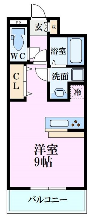 コンティニューム宇品の間取り