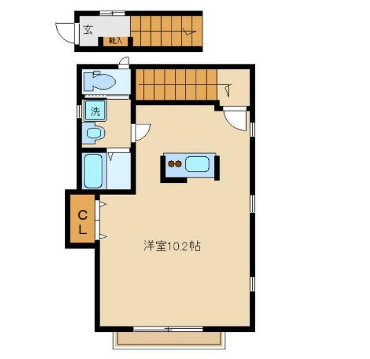 大井S・FLATの間取り