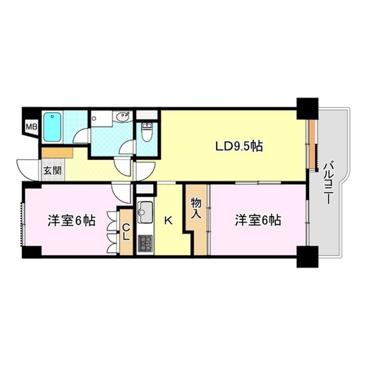 ヴィラ・クレドールの間取り