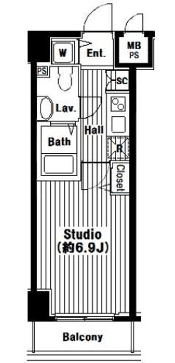 グランド・ガーラ芝公園の間取り