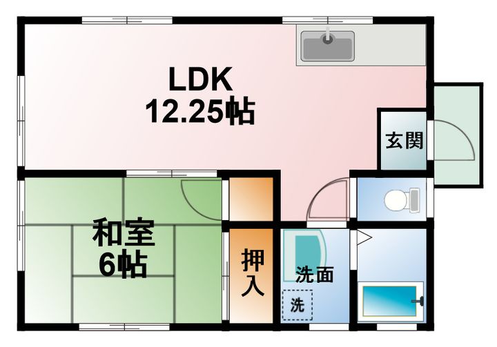 千葉県東金市東金(一戸建)の賃貸物件の間取り