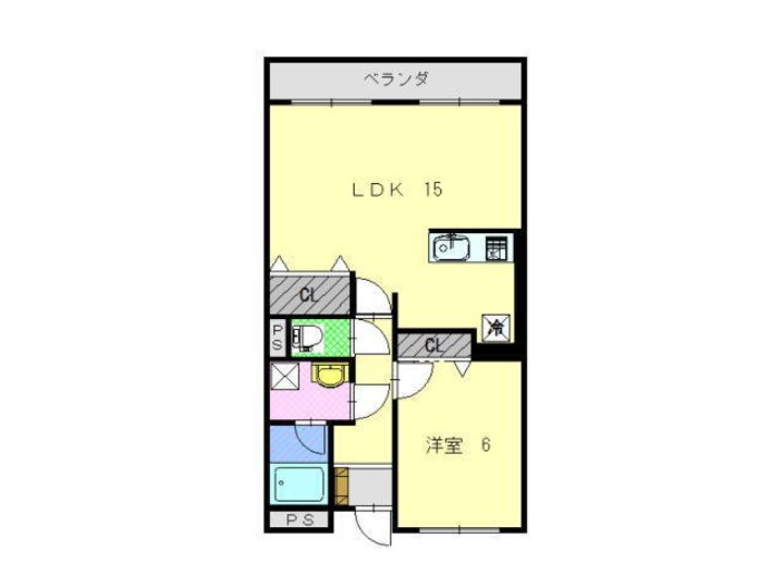 レザンヨシダBの間取り