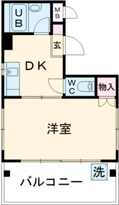 第六大興ビルの間取り