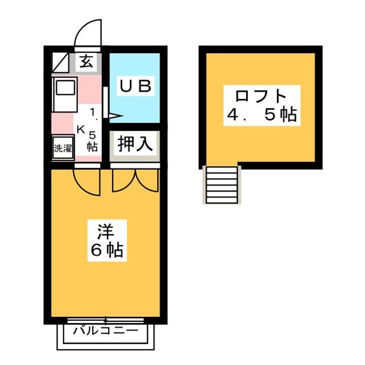 シューフルール  スターライトの間取り