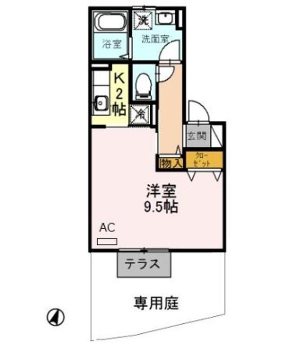 アウラ千里丘の間取り