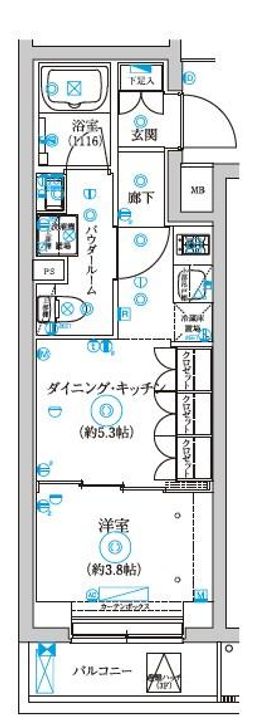 セジョリ中野富士見町の間取り