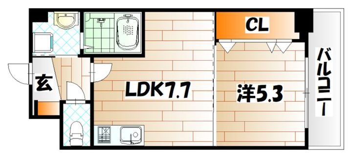 ルミエドール戸畑の間取り