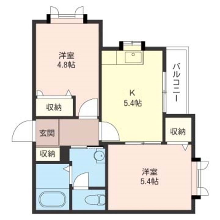 シャルムヴィラ中田西の間取り