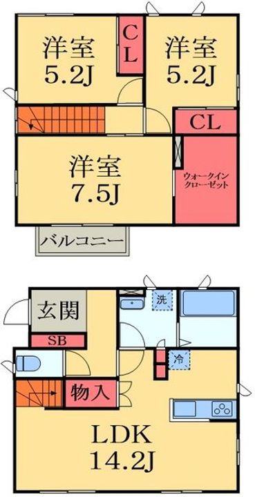 千葉県市原市姉崎西2(一戸建)の賃貸物件の間取り