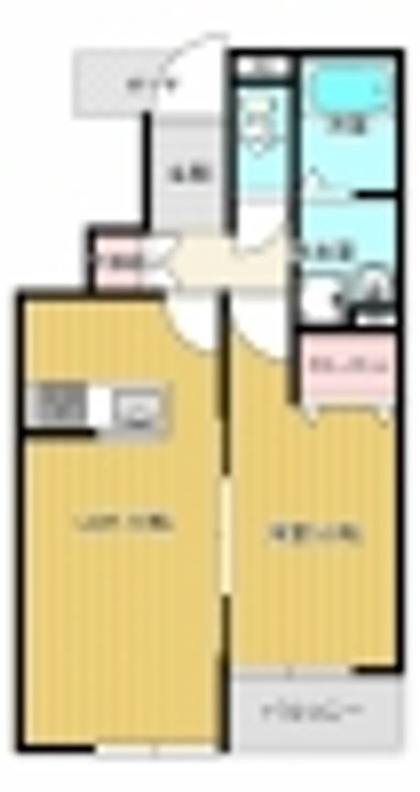 クレアージュ小中野Bの間取り
