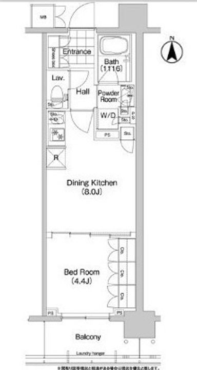 コンフォリア秋葉原EASTの間取り