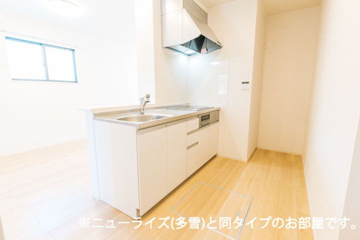 山形県山形市落合町字二口(アパート)の賃貸物件のキッチン