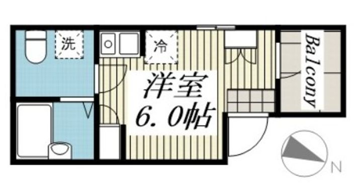 東京都葛飾区金町3(アパート)の賃貸物件の間取り