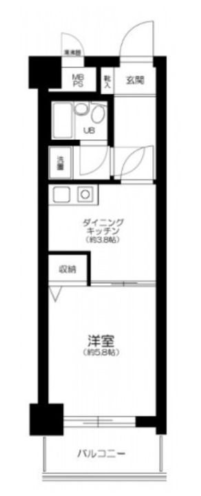 ライオンズマンション下丸子第5の間取り