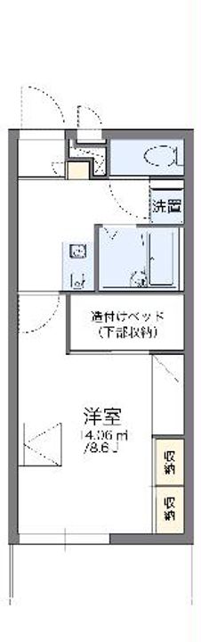 レオパレスHome100の間取り